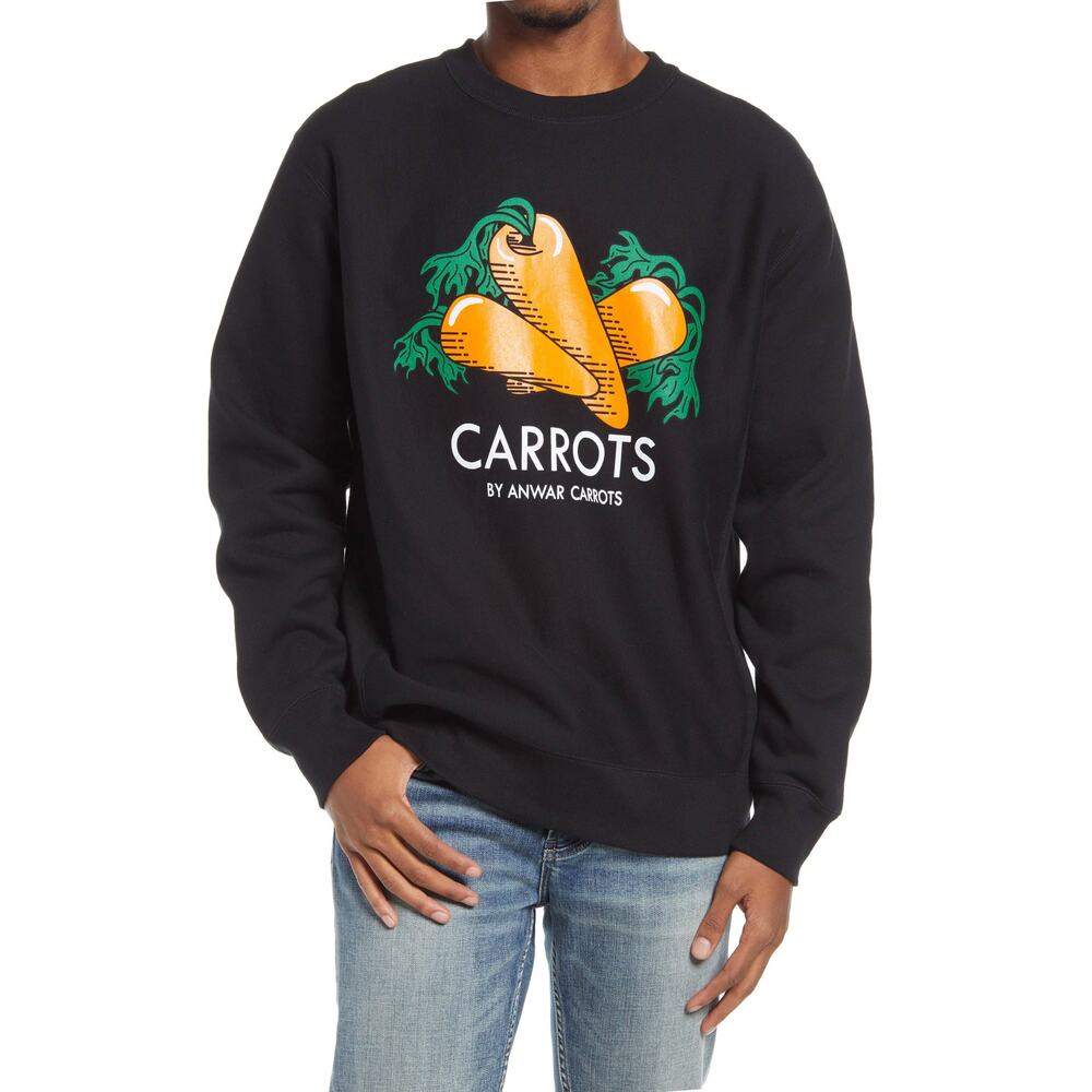 Carrots by Anwar Carrots Graphic Sweatshirt size Medium